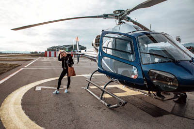 helicopter from geneva to courchevel